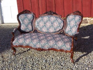 Rosewood Rococo Sofa, But Not Belter