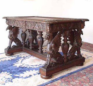R.J. Horner Oak Griffin Desk