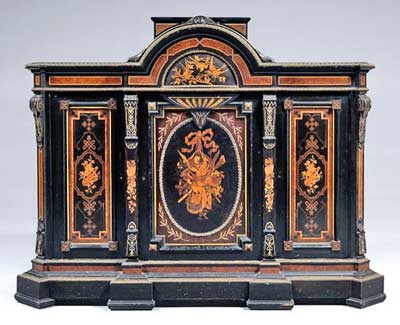 Brunk Auctions New York Renaissance Revival Cabinet