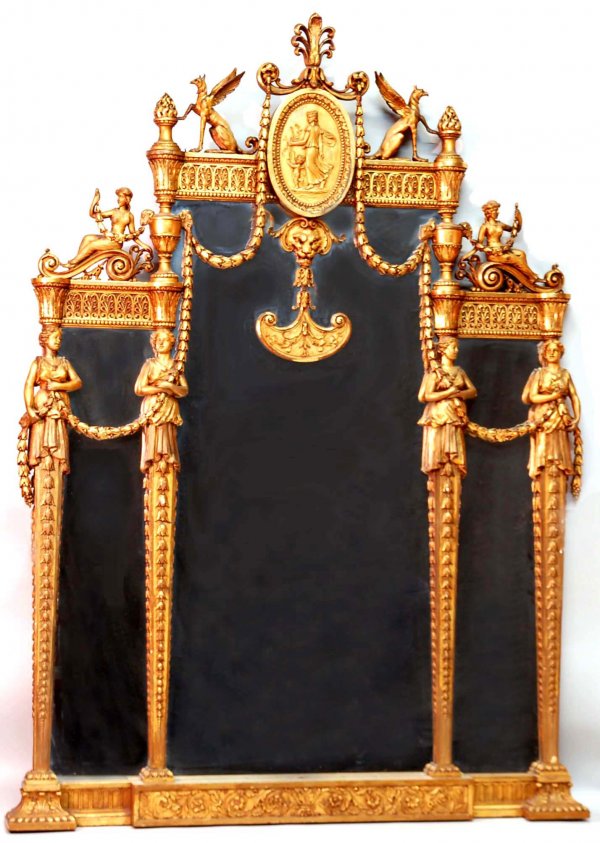 Egyptian Revival Mirror - Or, Is It Actually Grecian Revival?