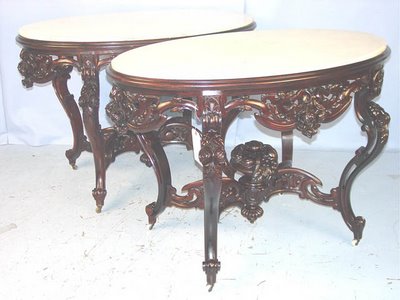 Matched Pair of Meeks Parlor Tables