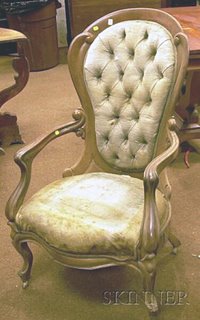 John Henry Belter Armchair Needs a Home