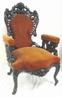 Charles Boudoine (not Belter) Armchair