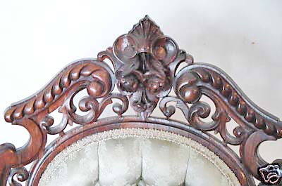Pair of J & JW Meeks "Stanton Hall" Sidechairs