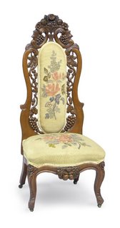 John Henry Belter Slipper Chair