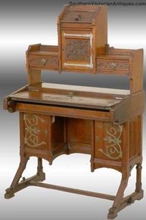 Modern Gothic Kimbel & Cabus Desk c.1870