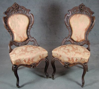 J & JW Meeks Side Chairs - Stanton Hall