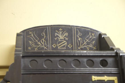Ebonized Wall Cabinet