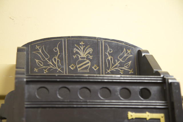 Ebonized Wall Cabinet