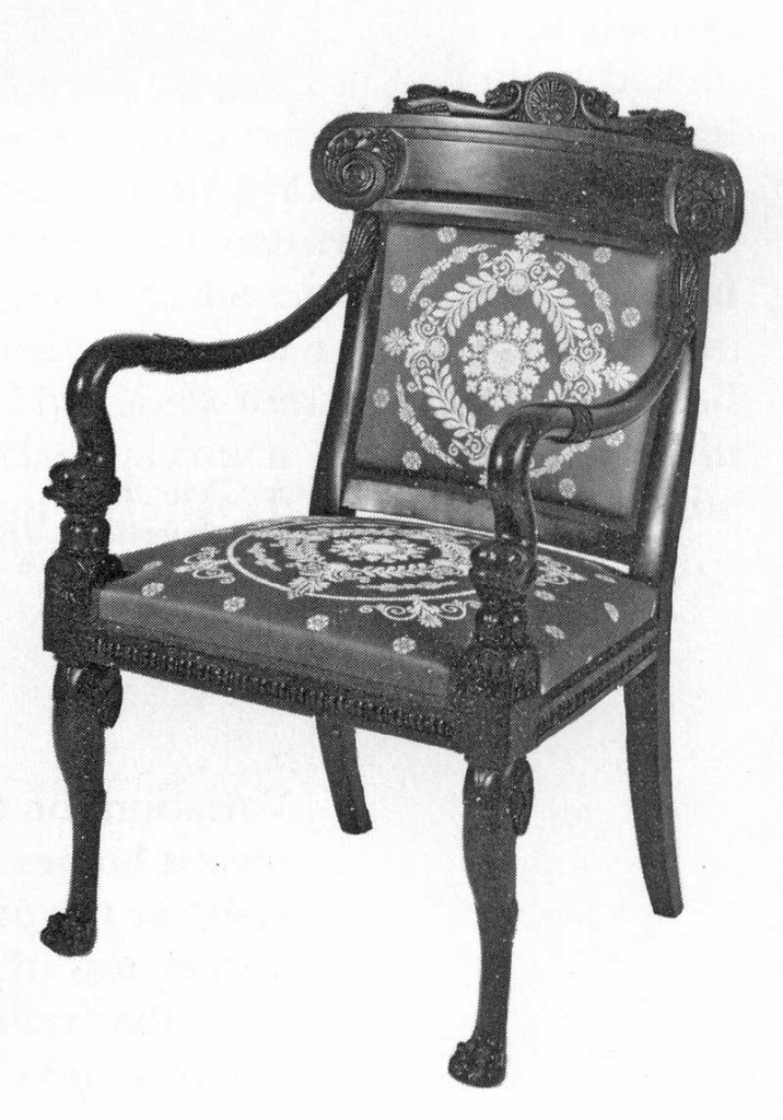 Dolphin-chair-Late-Classical