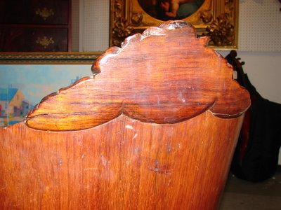 Early John Henry Belter Applied Crest Chair