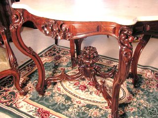 Rosewood Parlor Table attr. Meeks