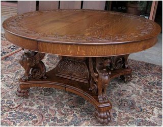R.J. Horner Winged Griffin 12 Foot Dining Table