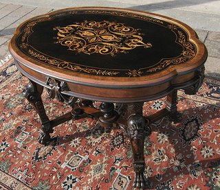 Herter Brothers Inlaid Aesthetic Movement Table