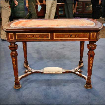 Antiques Roadshow Herter Brothers "Burn Mark" Parlor Table