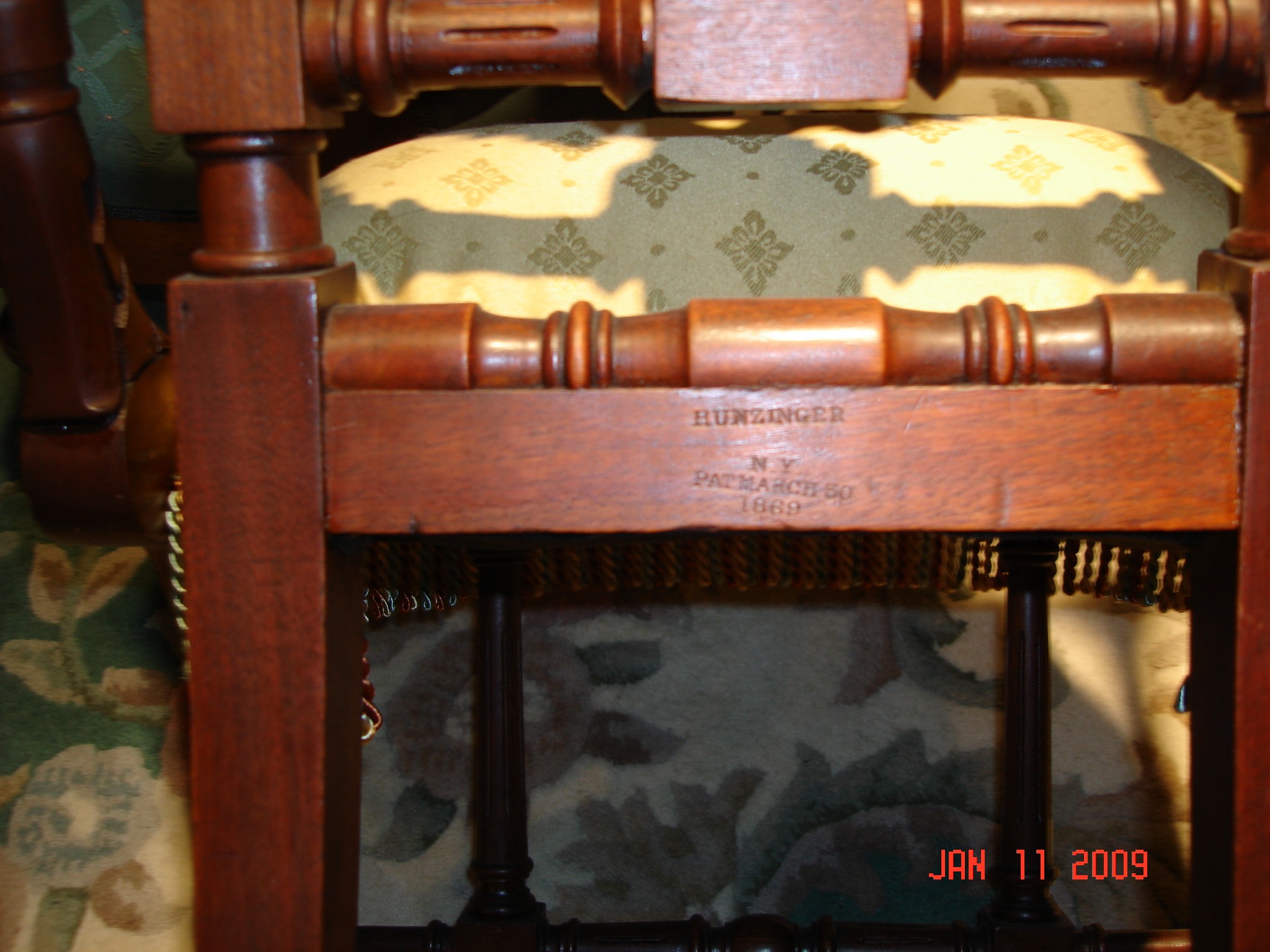 “Hunzinger Chair” Mystery Part III