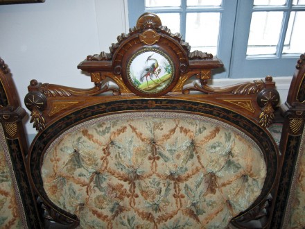 Renaissance Revival Inlaid Porcelain Plaque