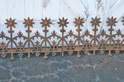 1890s Cast Iron Victorian Roof Cresting