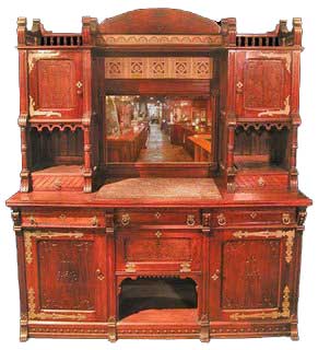 Modern Gothic Secretary/Dresser