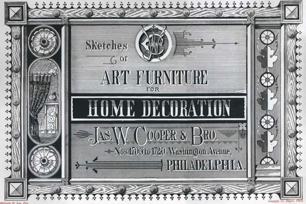 James W. Cooper & Bro. - Philadelphia Art Furniture