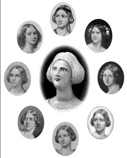 Carved Bust Arms Not Jenny Lind
