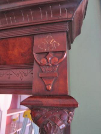Labeled J. H. Crane Pier Mirror - St. Louis Furniture
