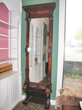 Labeled J. H. Crane Pier Mirror - St. Louis Furniture