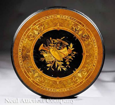 Kilian Brothers Inlaid Parlor Table at Neal Auction