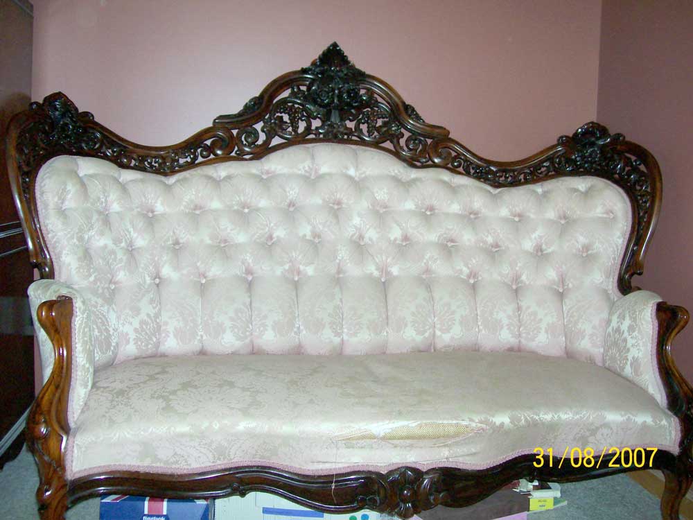J & JW Meeks Hawkins Pattern Parlor Sets For Sale