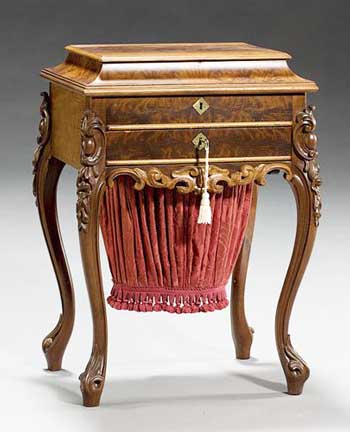 Mitchell & Rammelsberg Ladies Workstand ~ 1863