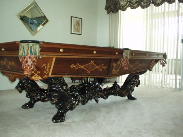 For Sale: Brunswick & Balke "Monarch" Billiard Table