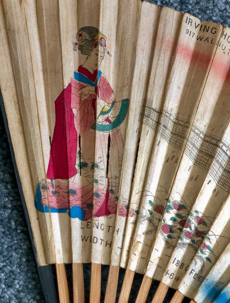 Philadelphia Centennial Exhibition Promotional Hand-Fan
