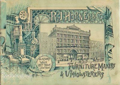 R. J. Horner Original Catalog ca. 1888