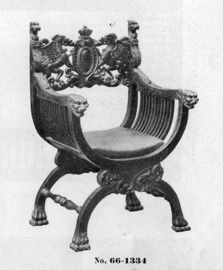 Robert Mitchell Furniture Co. Roman Arm Chair - 1904