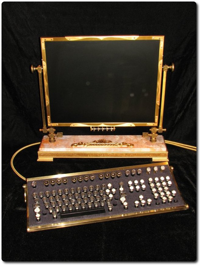 "Victorian" Keyboard and Monitor