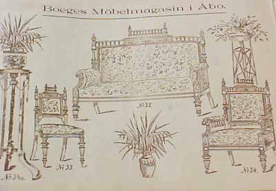 19th Century Victorian Furniture in ... Sweden
