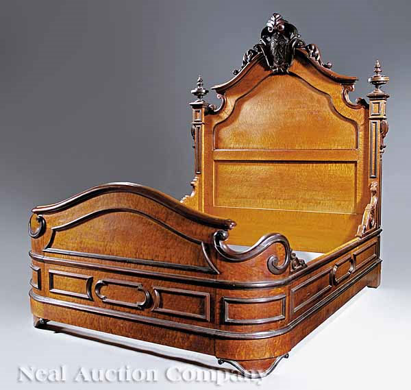 George Henkels Attributed Bed