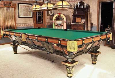 Victorian Antique Billiard Table Brunswick Balke Victorian Antique Billiard Table Brunswick Balke