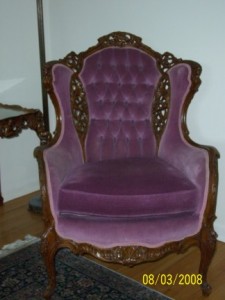 victorian parlor chair