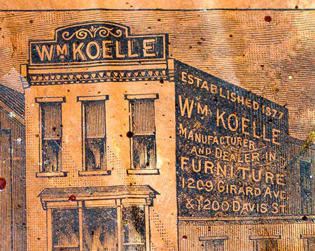 William Koelle, Philadelphia Maker's Label